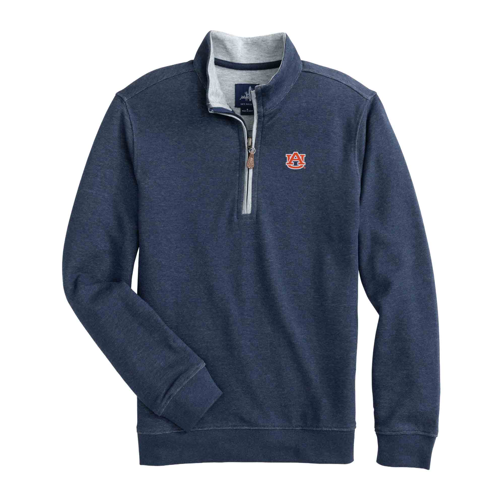 Johnnie-O Boys' Auburn Sully Quarter Zip Pullover
