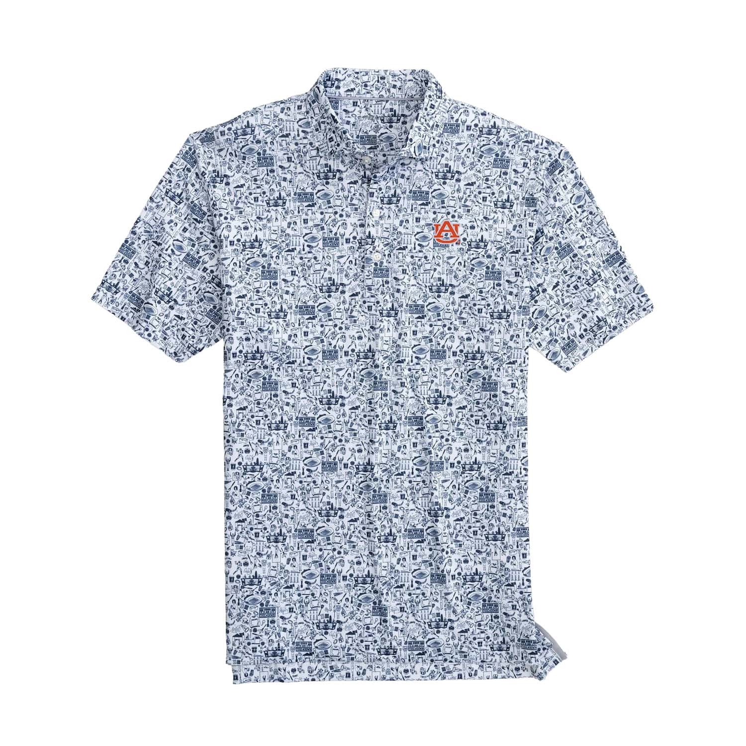 Johnnie-O Boys' Auburn Tailgater 2.0 Polo