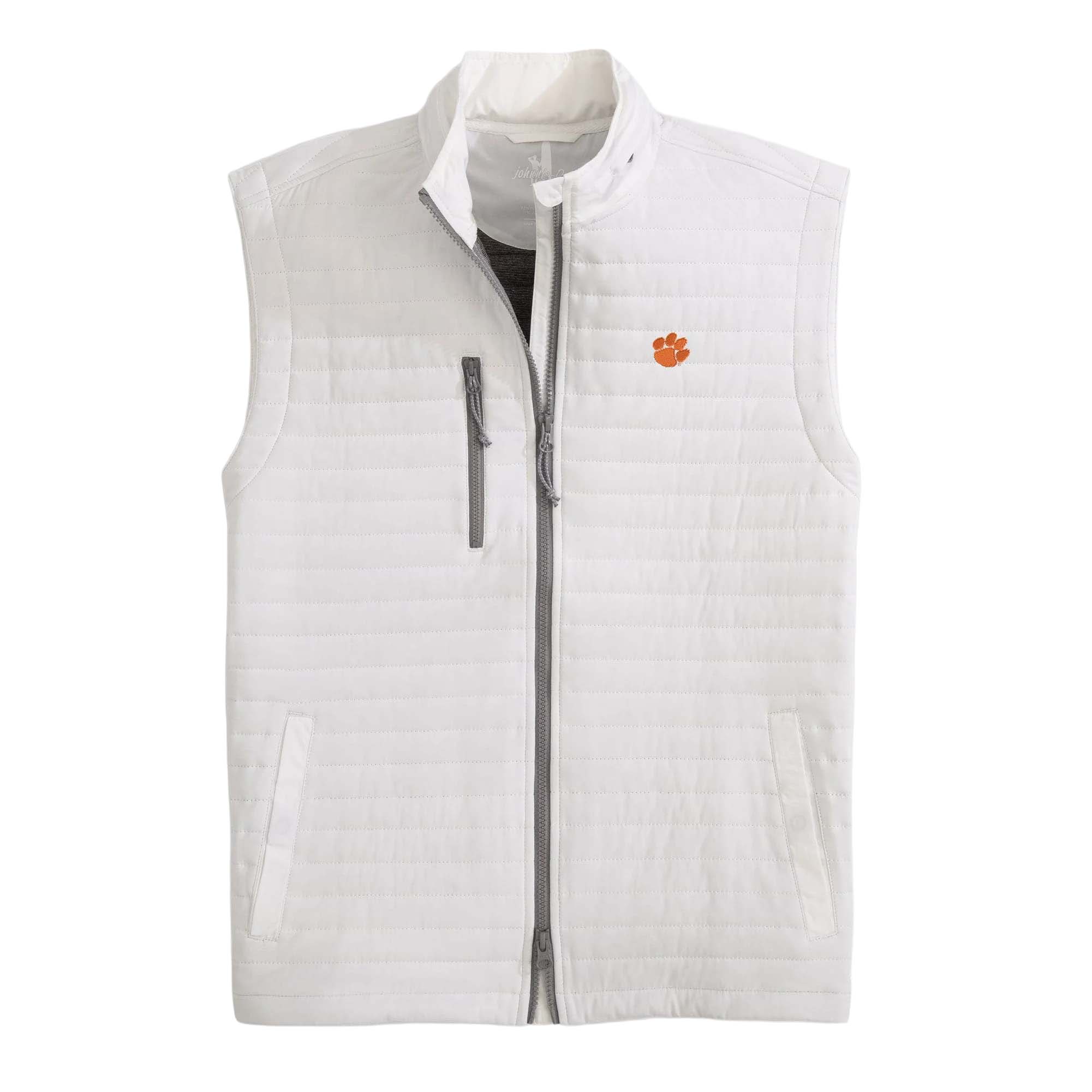 Johnnie-O Men's Clemson Crosswind Vest