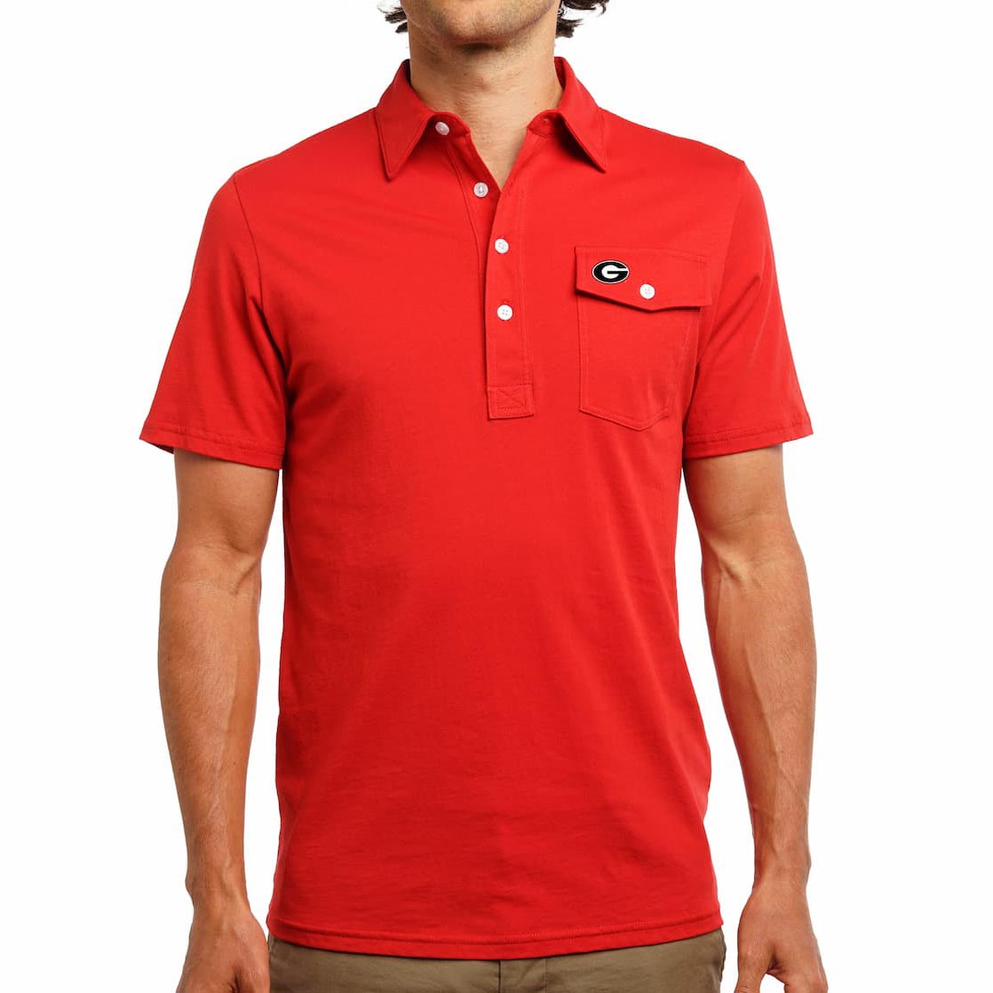 Criquet Men's UGA Performance Players Shirt - Georgia Logo