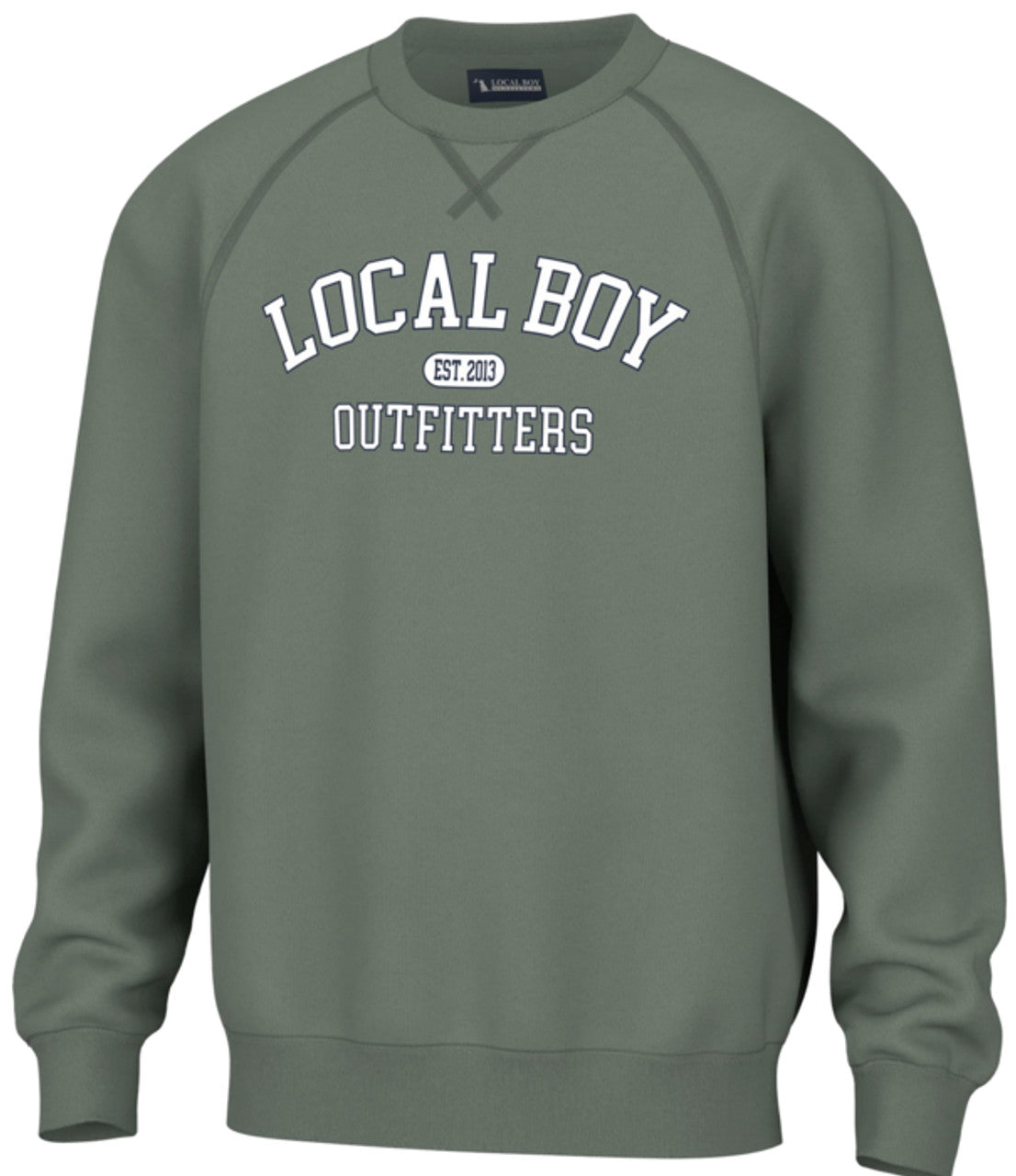 Local Boy Men's Cotton Collegiate Crewneck