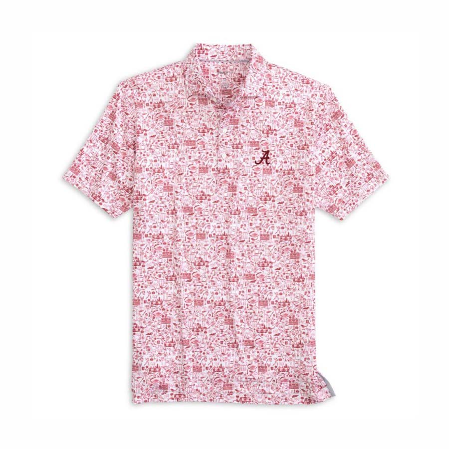 Johnnie-O Men's Alabama Tailgater 2.0 Polo