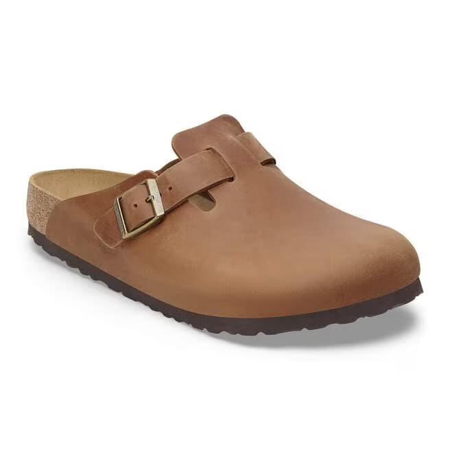 Birkenstock Men's Boston Oiled Leather Clogs - 1028179
