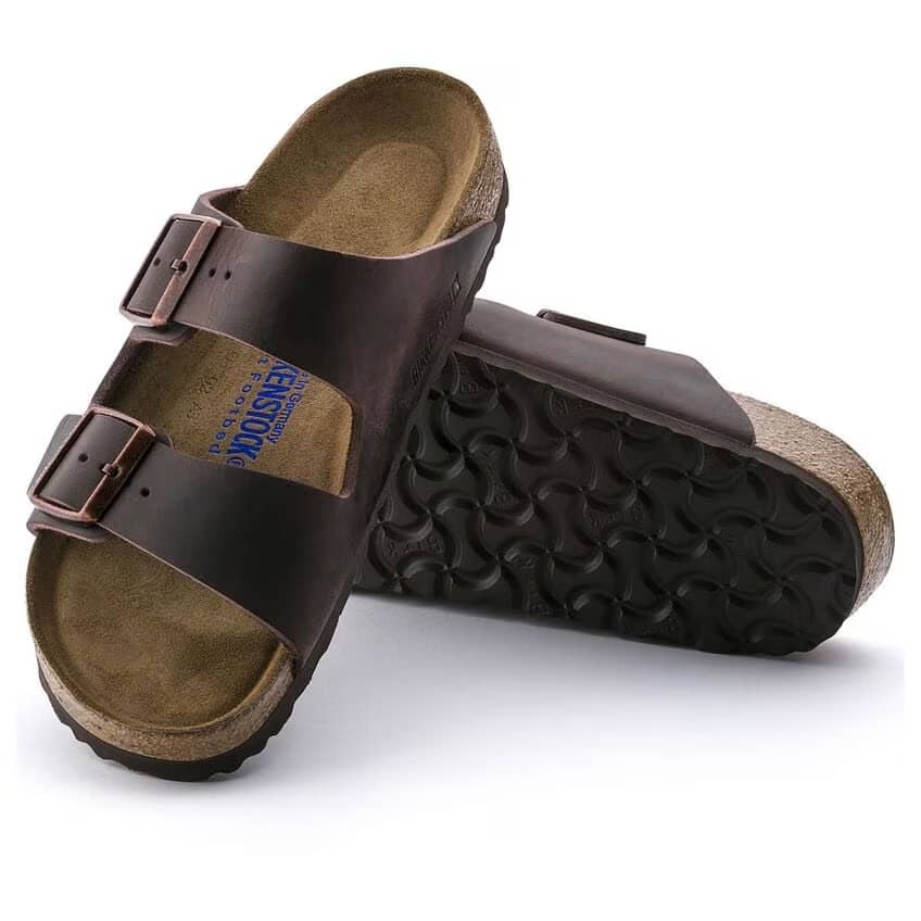 Birkenstock Arizona Oiled Leather Sandals - Habana - 452761