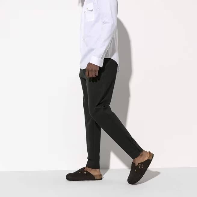 Birkenstock Boston Suede Clogs - Mocha - 660461