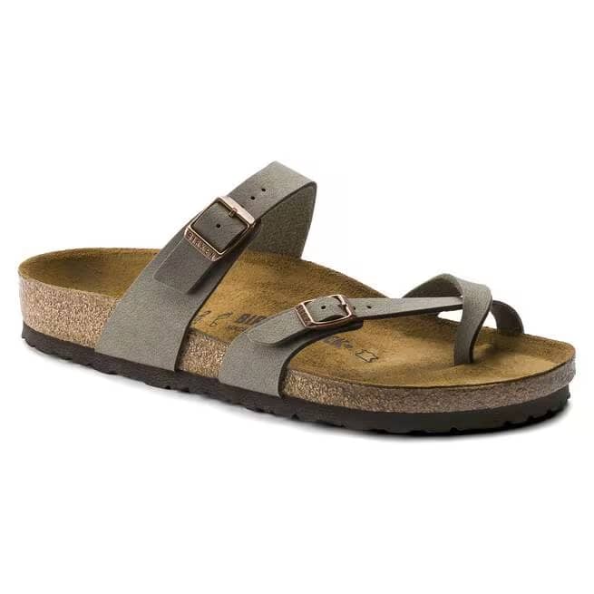 Birkenstock Women's Mayari Birkibuc Sandals - Stone - 71071