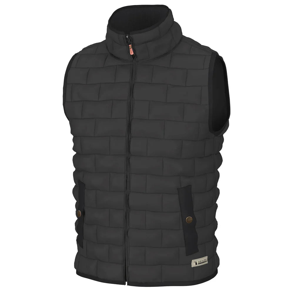 Local Boy Men's Brick Quilted Vest