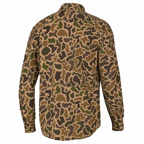 Local Boy Men's Camo Long Sleeve Button Up Shirt