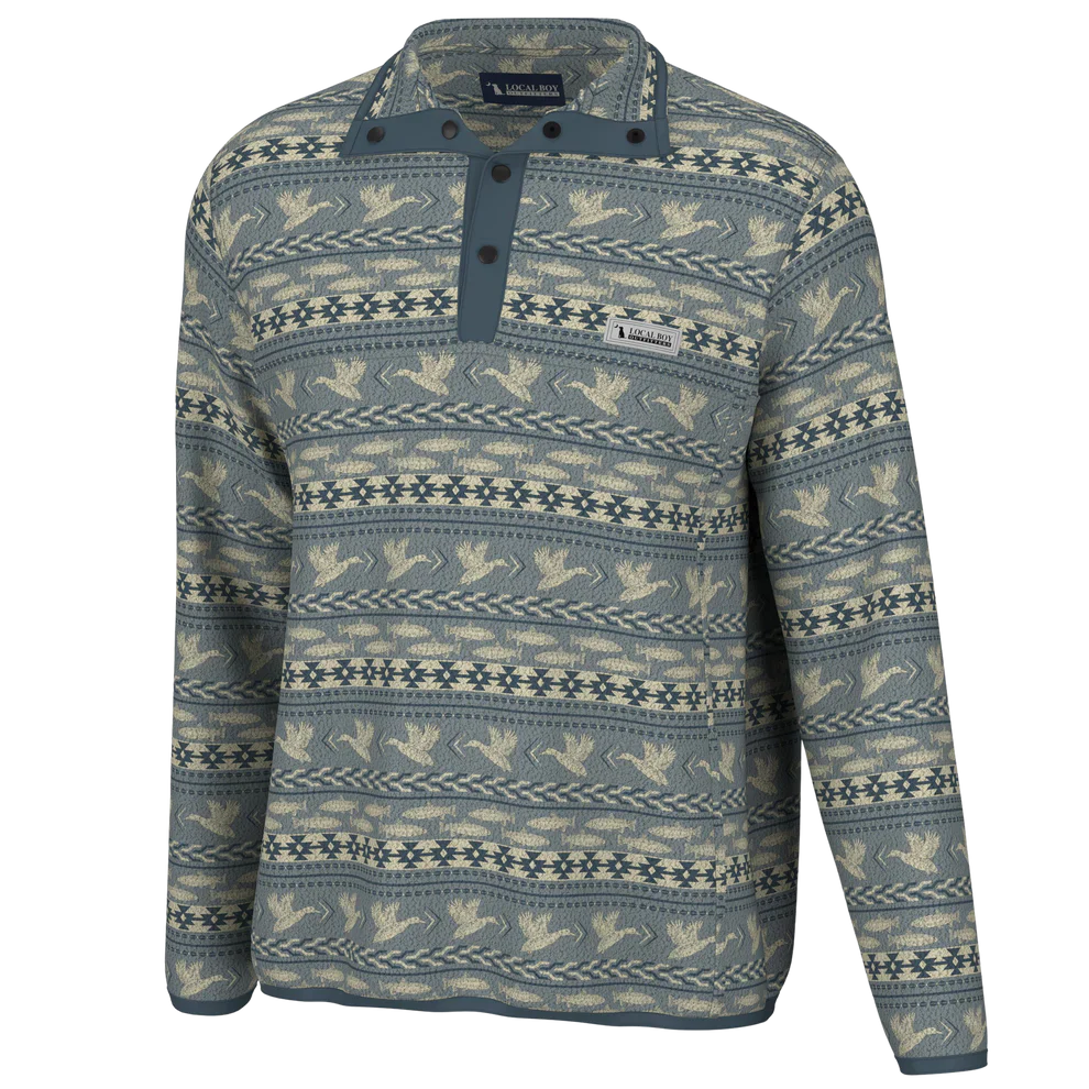 Local Boy Men's Printed Quarter Snap