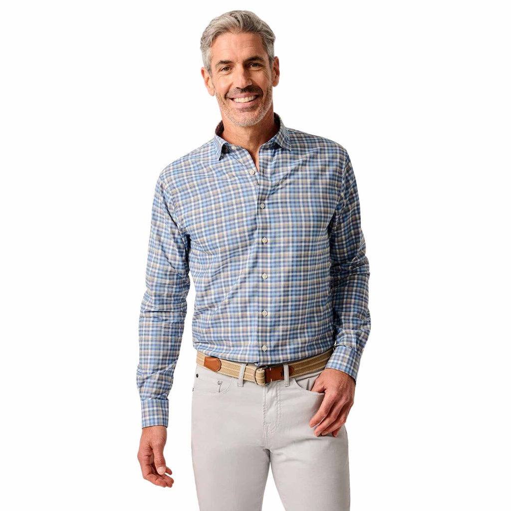 Johnnie-O Men's Olie Long Sleeve Button Down