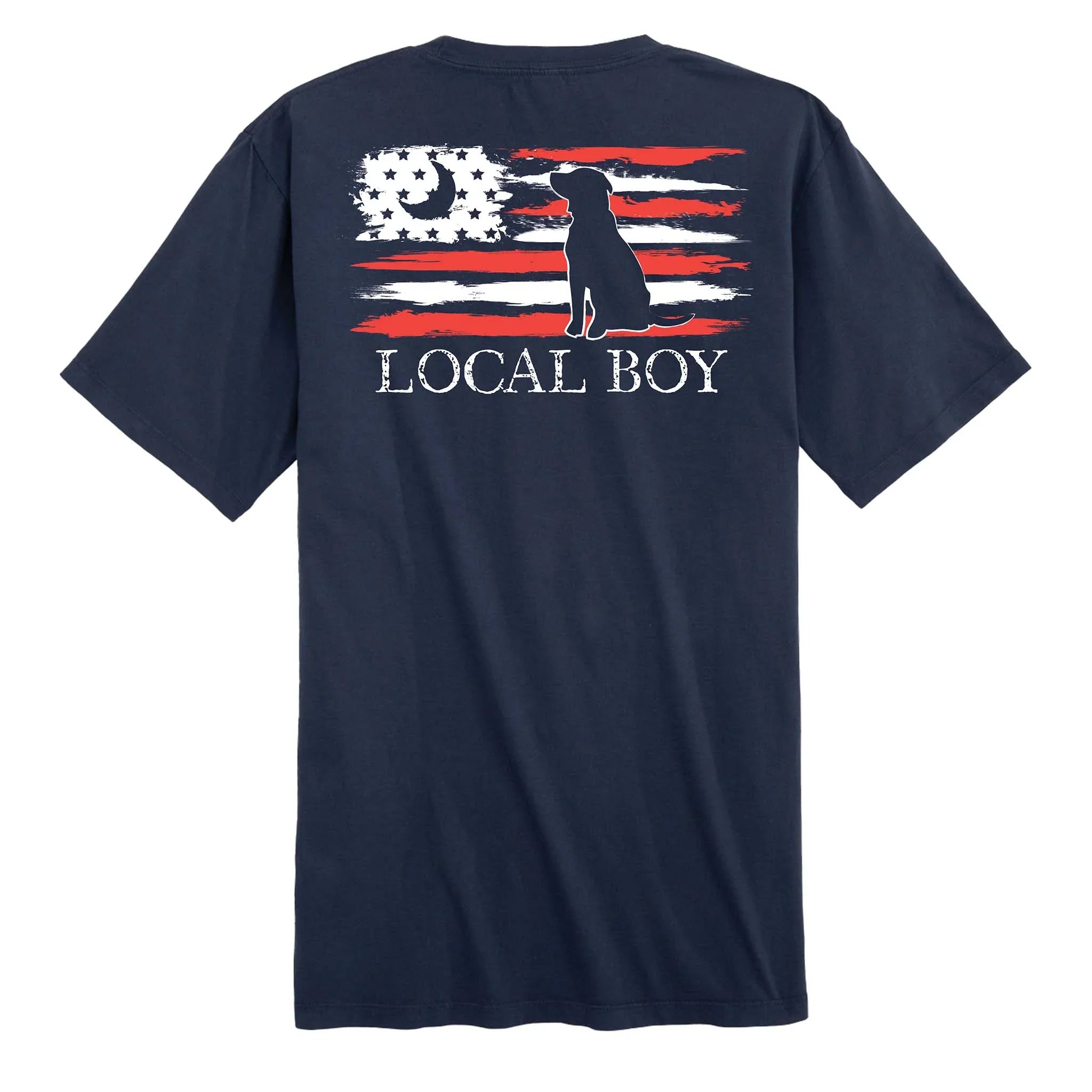 Local Boy Men's Painted USA Short Sleeve Tee