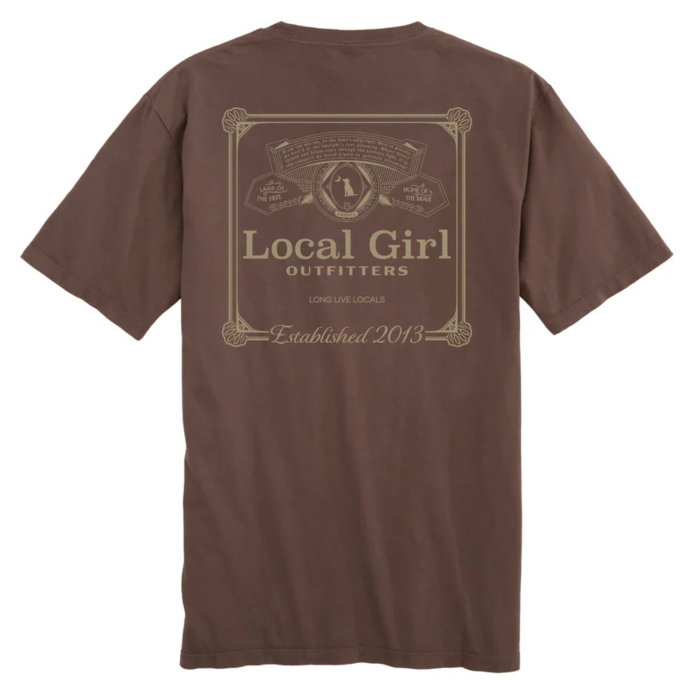 Local Girl Women's LG Bud Border Short Sleeve Tee