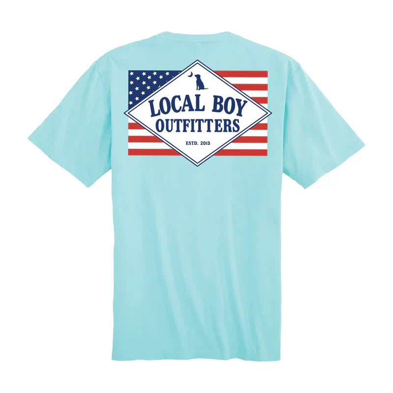 Local Boy Men's Founder's Flag Short Sleeve Tee
