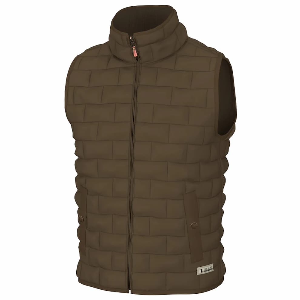 Local Boy Men's Brick Quilted Vest