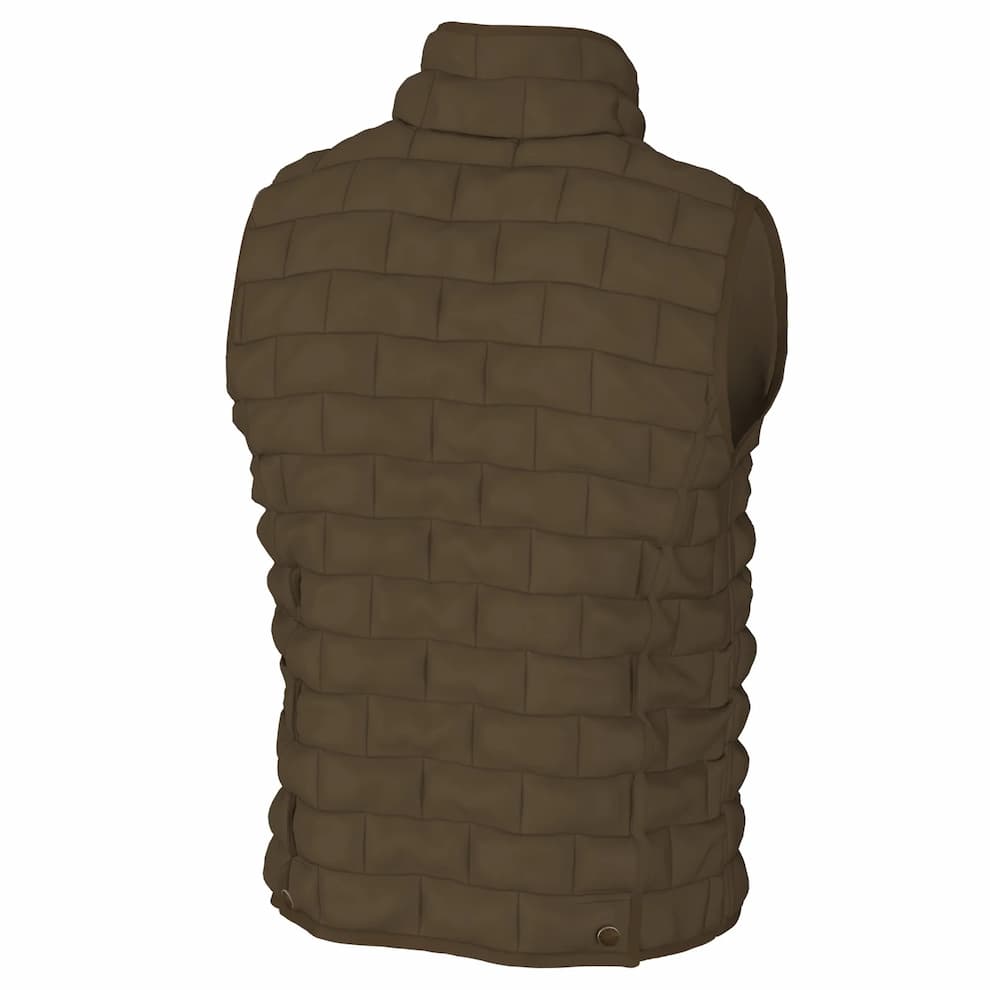 Local Boy Men's Brick Quilted Vest